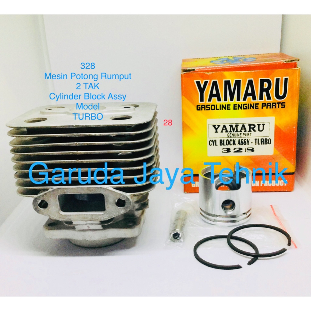 Cylinder block Assy mesin potong rumput TANAKA TANIKA 388 328 338 2tak model turbo cylinder blok TAN