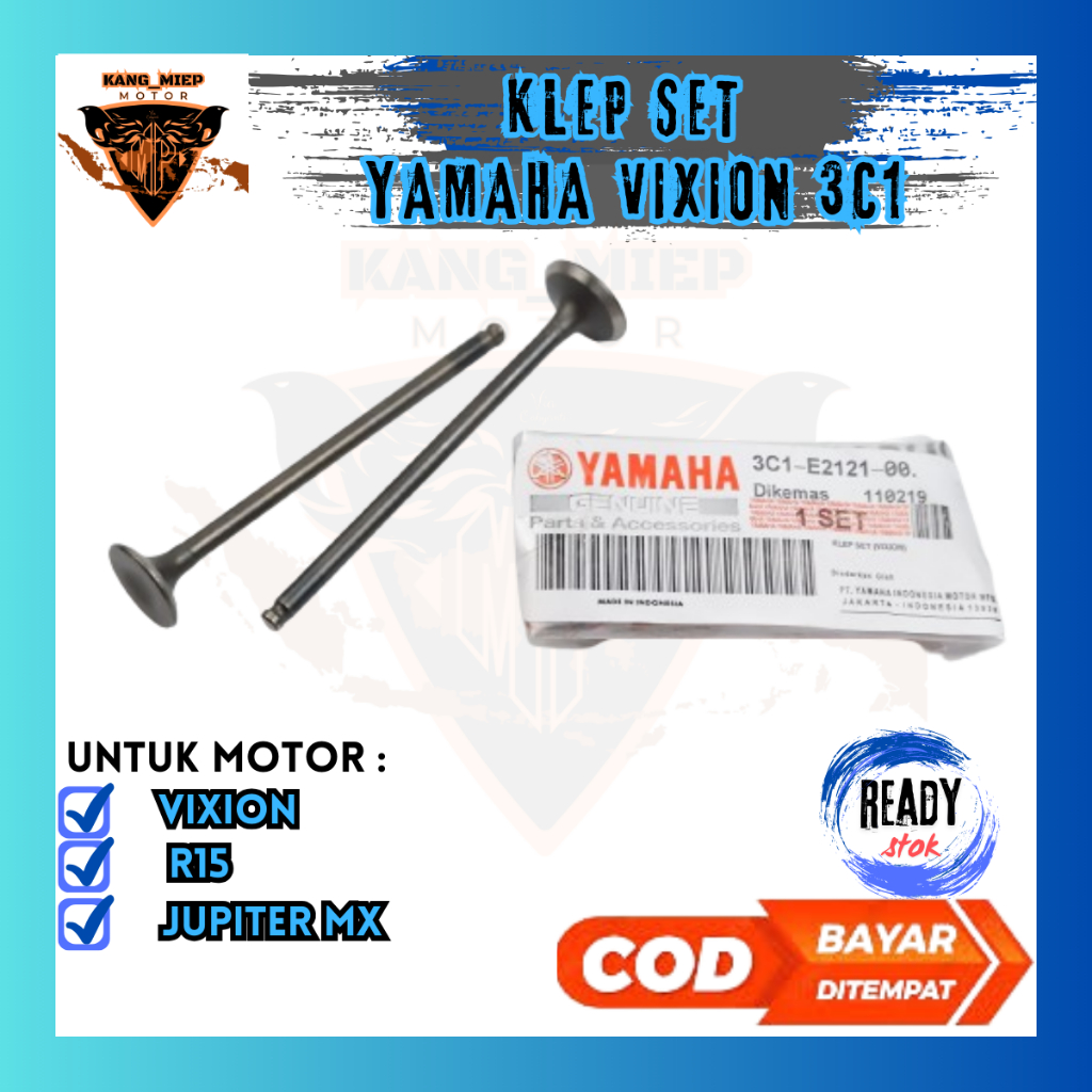 Klep Set 3C1 YAMAHA VIXON - Payung Klep Set VIXION NEW , VIXION OLD , JUPITER MX & R15 - 3C1