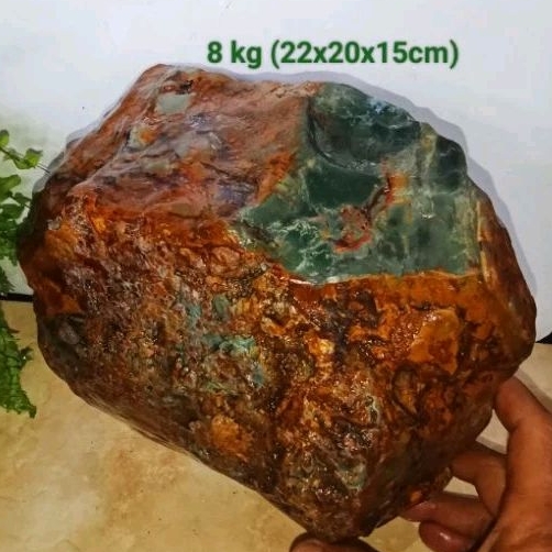 batu bongkahan giok Jawa (476)