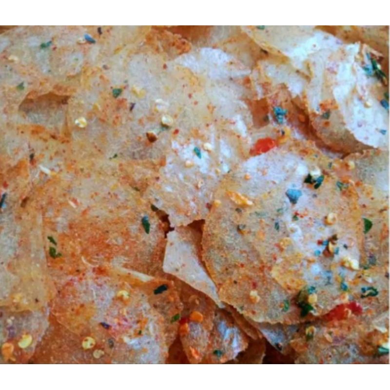 

Keripik kaca pedas daun jeruk 500 gram