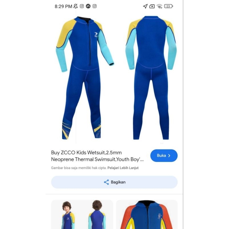 ZCCO SWIMSUIT KIDS WETSUIT BOY PL