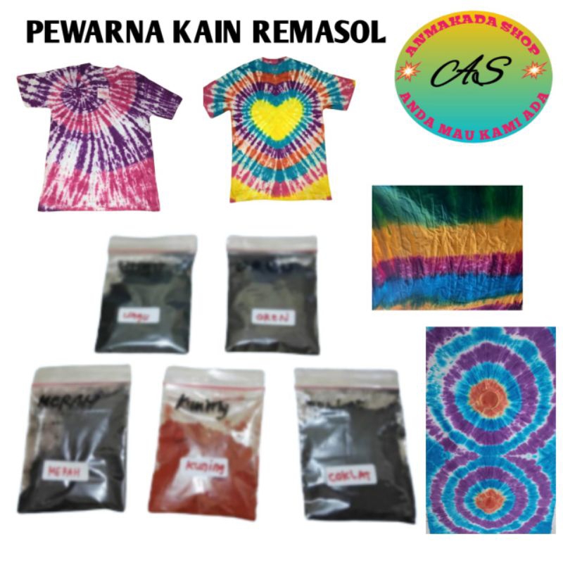 

Pewarna kain textile remasol bahan mewarnai baju