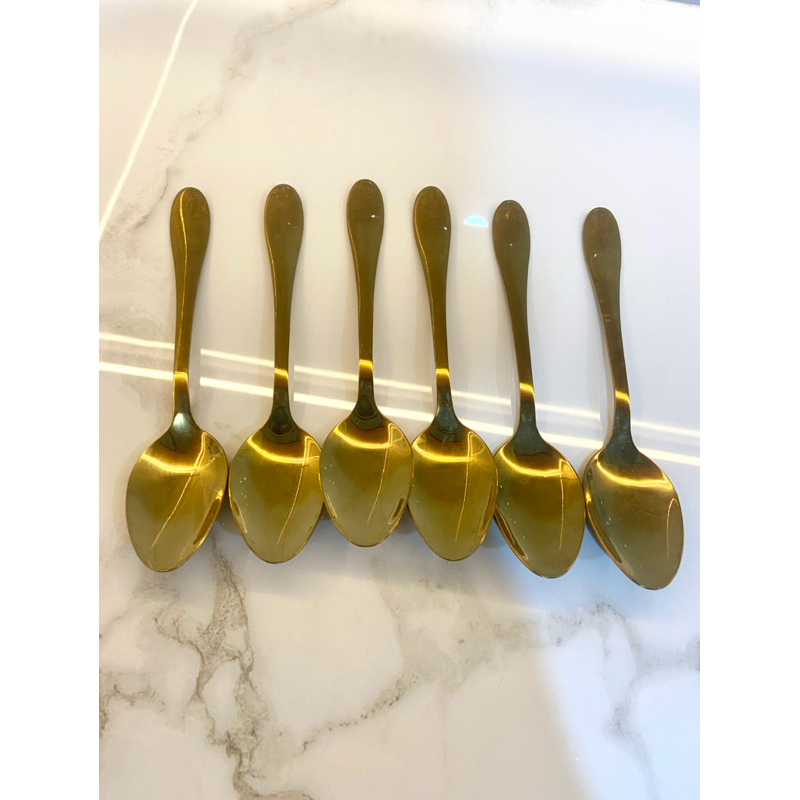 Sendok Makan Stainless / Sendok Emas Sultan Stenlis / Sendok Makan Emas Stenles / Sendok Gold SC-31