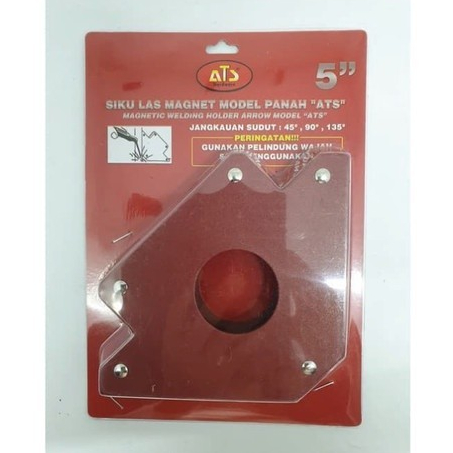 SIKU LAS MAGNET 5 INCHI ATS MODEL PANAH - MAGNET HOLDER WELDING