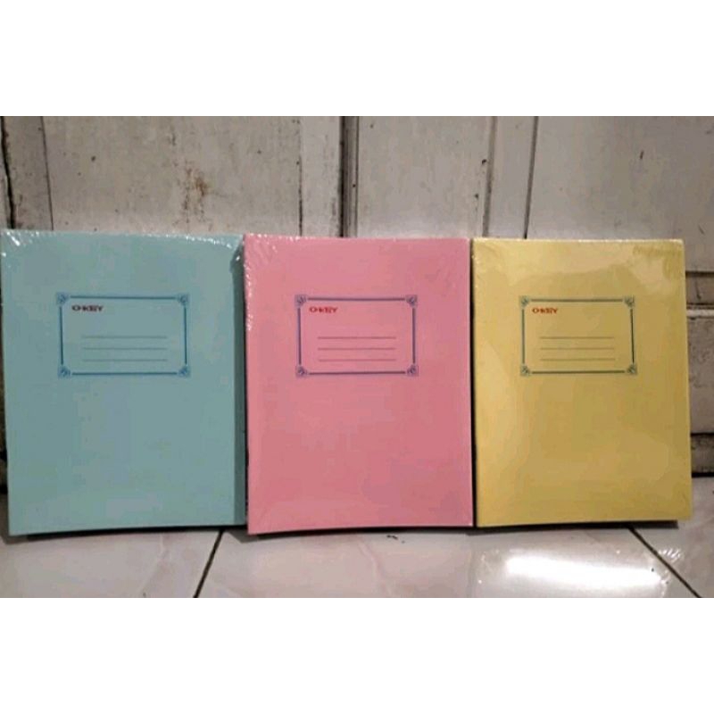 

Okey - Buku Tulis Okey/Skola 38 Lembar 10pcs Polos Warna