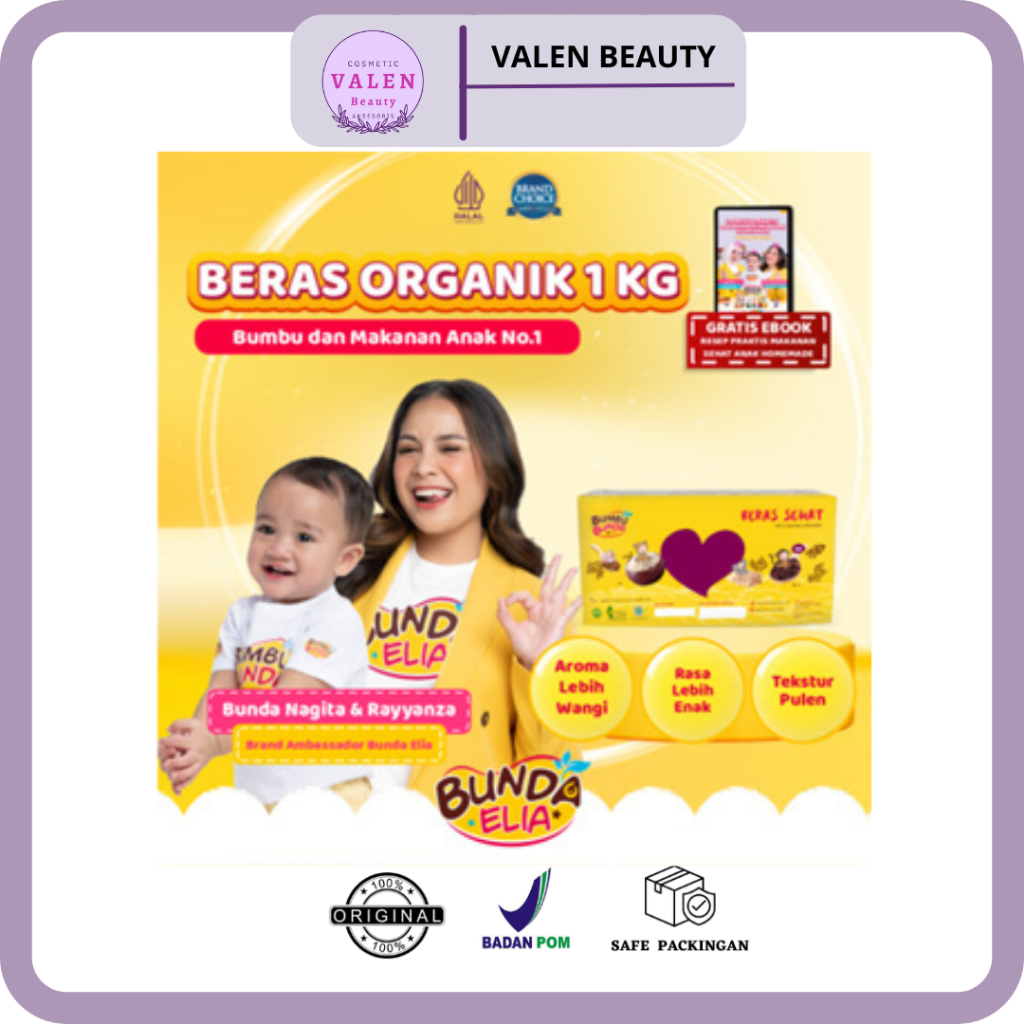 Bumbu Bunda Elia Beras MPASI Organik / Beras Bayi Organik / BB Booster MPASI / Beras Pandan Wangi Or