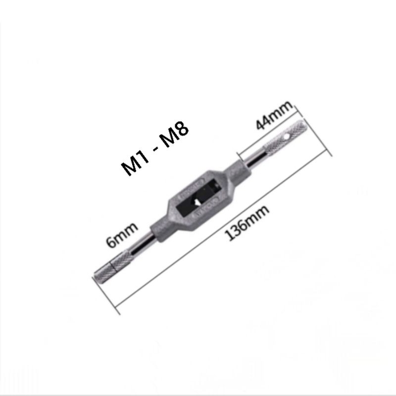 Gagan Tap Handle Tap M1 - M8 Alat Pemutar Tap Stand Tap Manual M1-M8