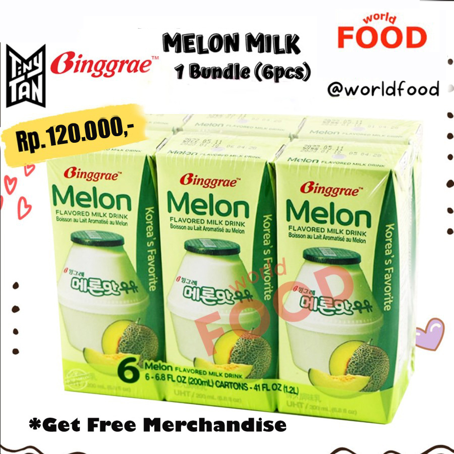 

BINGGRAE MELON FLVAORED MILK *PROMO SPECIAL*