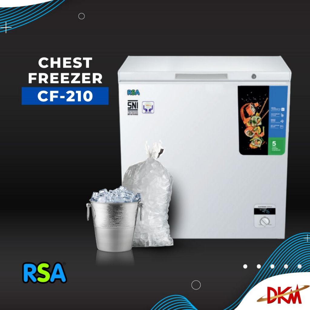 Chest Freezer RSA CF-210/ Freezer Box 200Liter CF 210 RSA