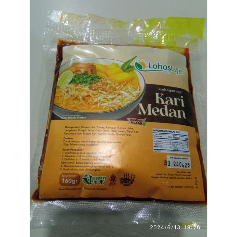 

Bumbu Basah Kari Medan 160 g