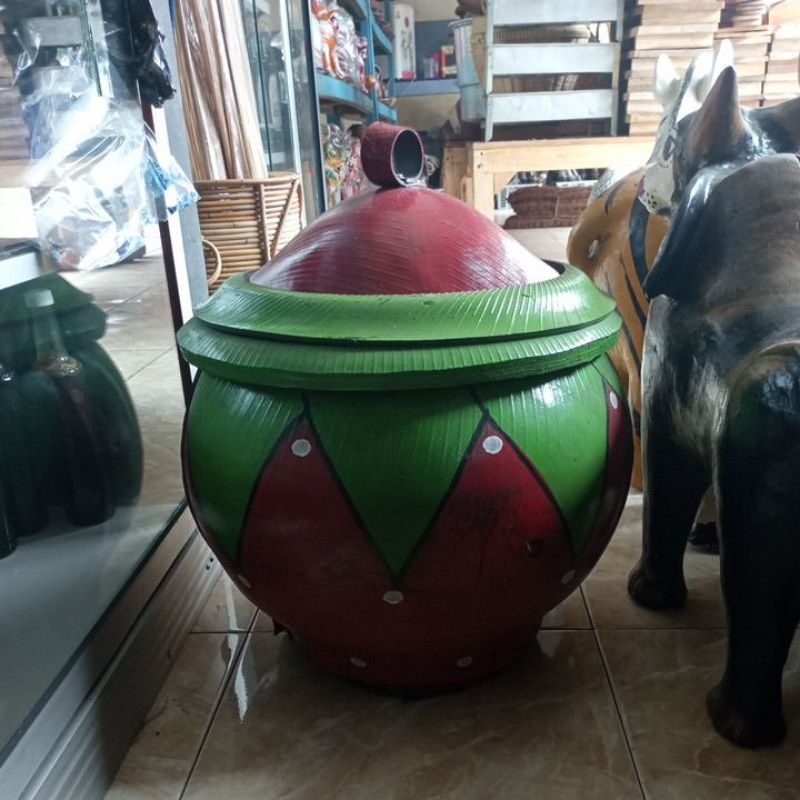 bak sampah dari bahan ban bekas