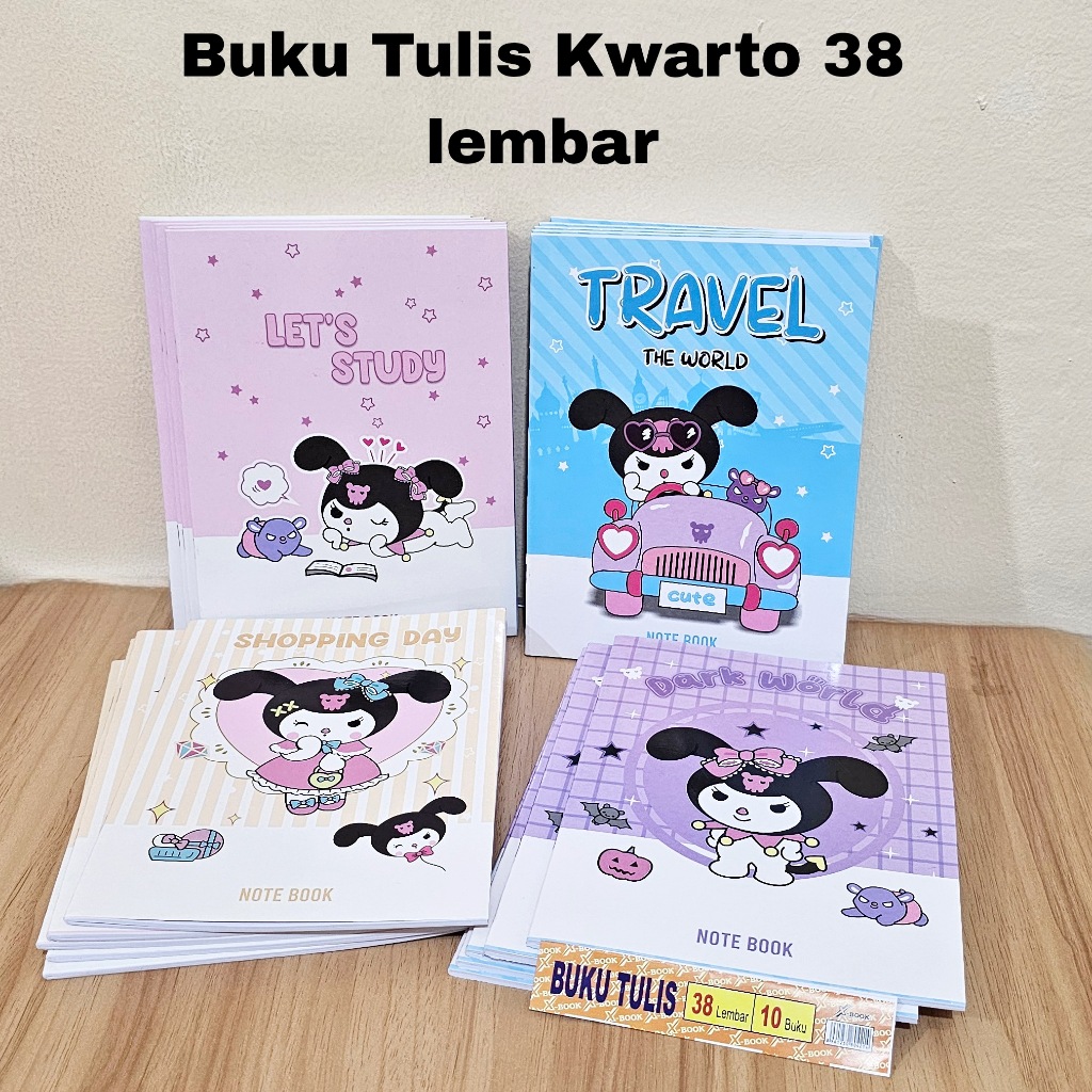 

GG Buku Tulis X-Book kwarto /Kecil 38 Lembar(10bk) / Buku Catatan / Buku Sekolah Bergaris