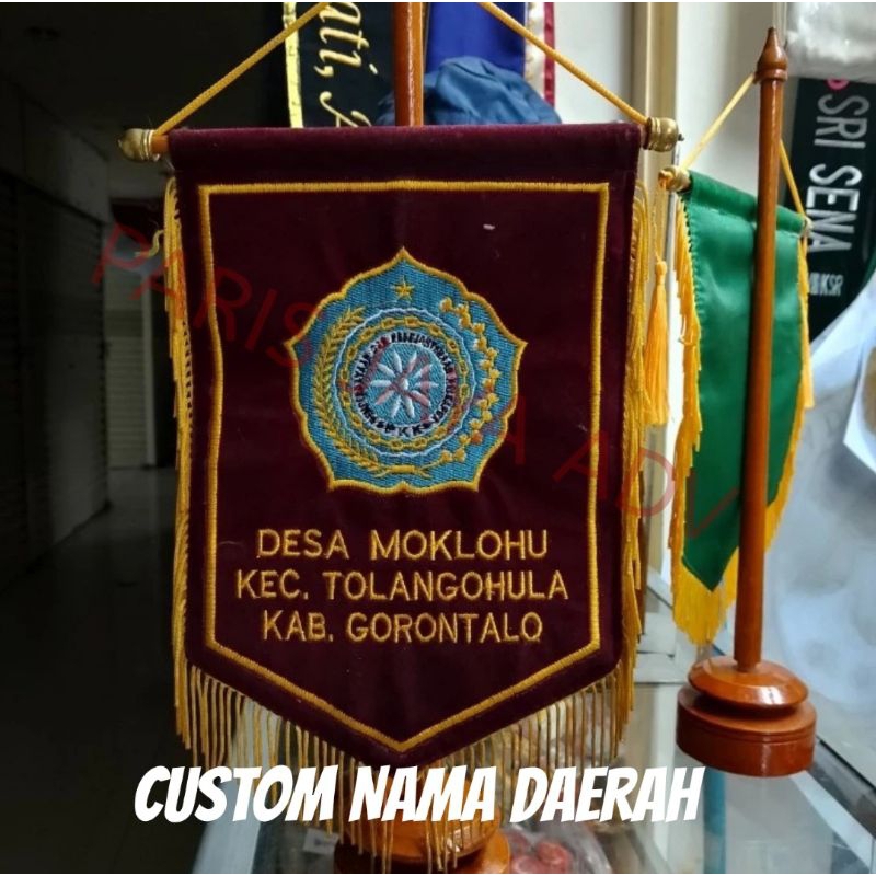 

bendera vandel pkk meja bisa custom nama daerah