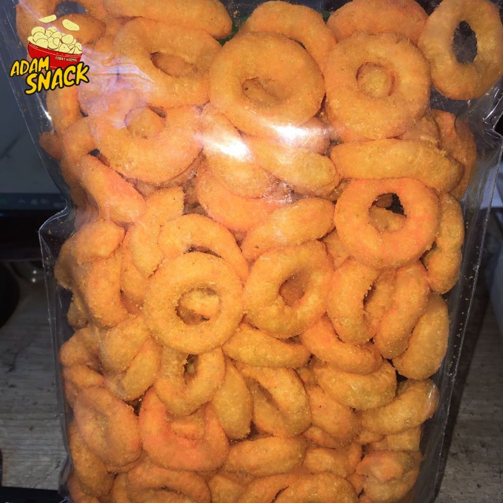 

RING KEJU 200GR / CHEESE RING HARGA MURAH RASA BERKUALITAS - COD DAN SAMEDAY