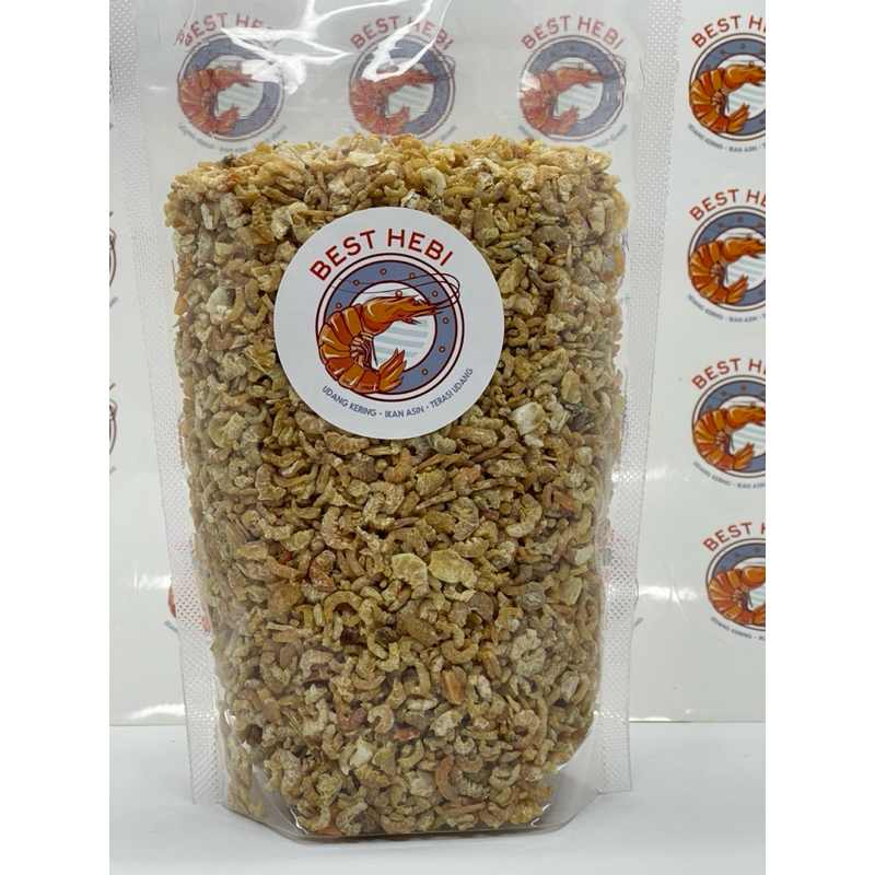 

Hebi kecil 500gram / Ebi Udang Pukul Merah kupas kulit asli Tuapa Bagan Sinaboi Kecil Rokan Hilir / Riau
