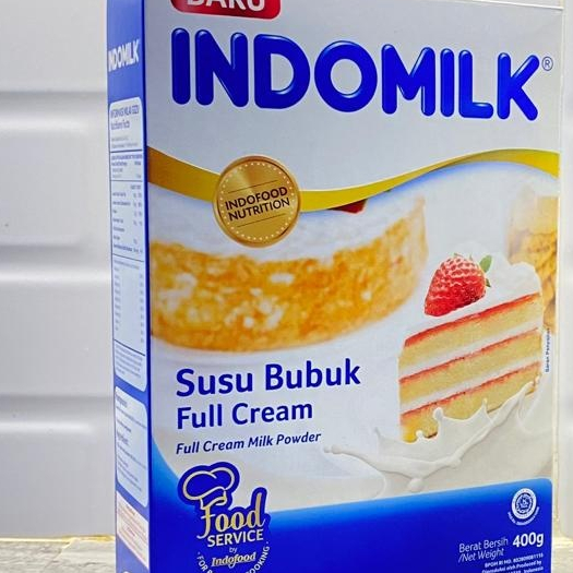 

MURAH SUSU BUBUK FULL CREAM BAKING INDOMILK 400 GRAM