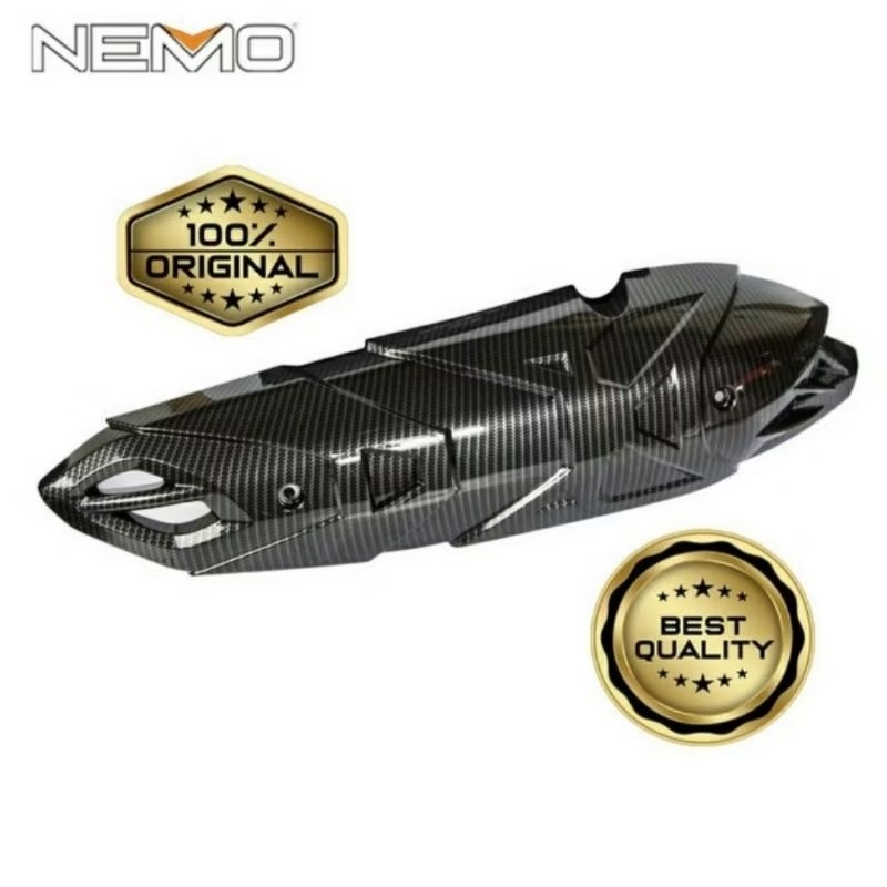 Cover Tutup Knalpot Nmax 2020 Carbon Nemo