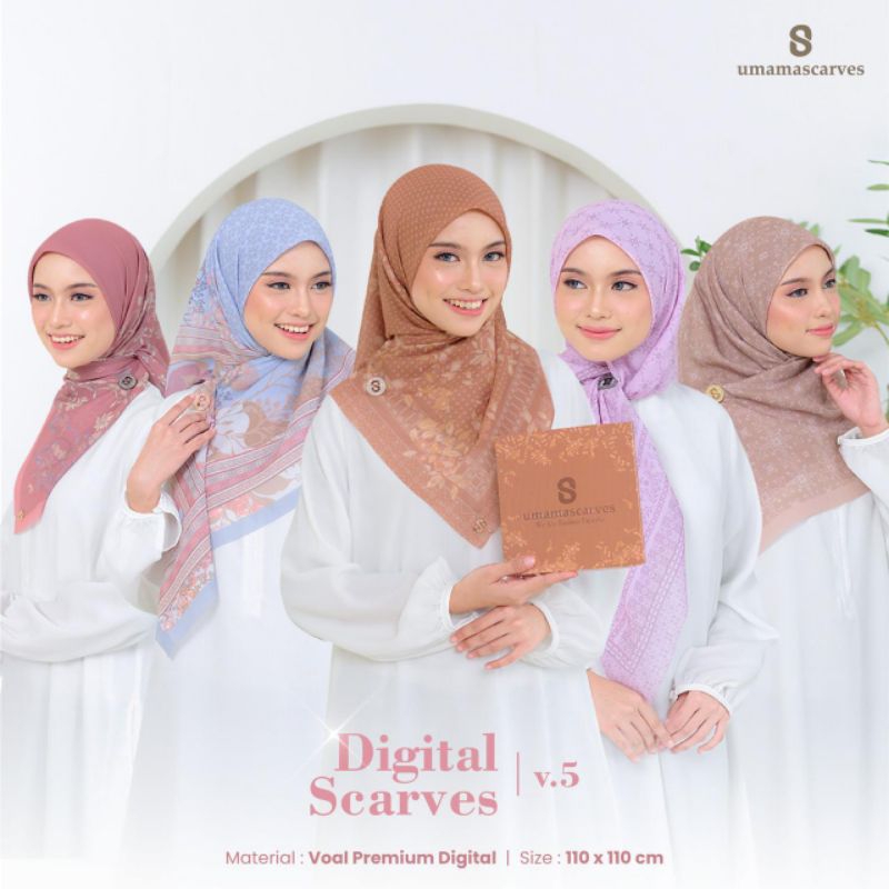 UMAMA SCARVES BOX/UMAMA SCARVES/HIJAB MOTIF UMAMA/ORIGINAL BY UMAMA SCARVES/HIJAB MOTIF PREMIUM