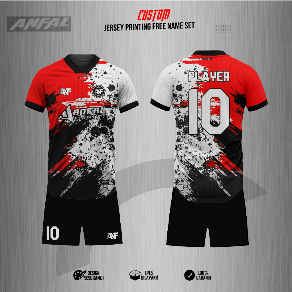 JERSEY OLAHRAGA EDISI MERAH PUTIH V2 // JERSEY SEPAKBOLA // JERSEY FUTSAL // JERSEY VOLLY