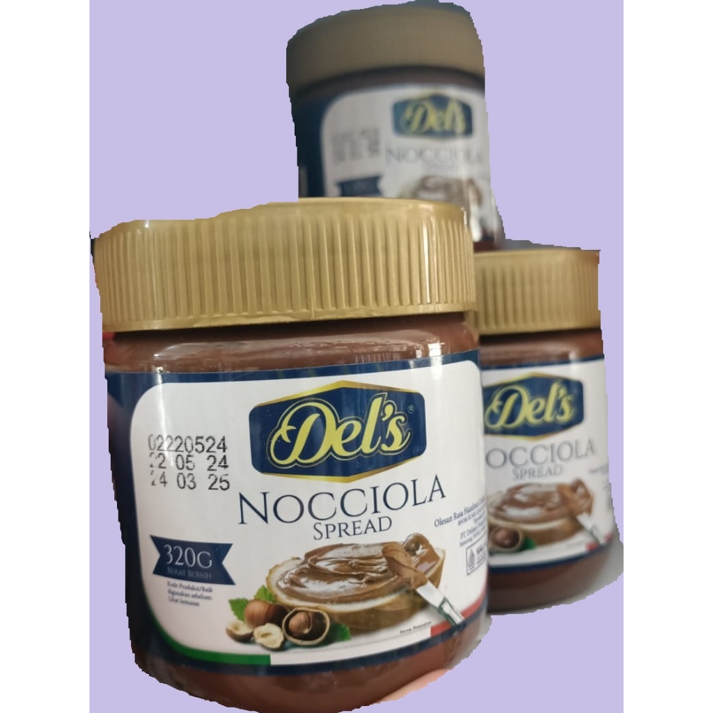 

Selai coklat hazelnut NOCCIOLA 320gr / Dels