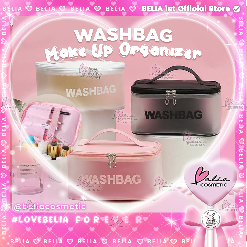 ❤ BELIA ❤ Washbag Make Up Organizer | Tas Make Up Pouch Cosmetic Bag Organizer | Aksesoris BACC