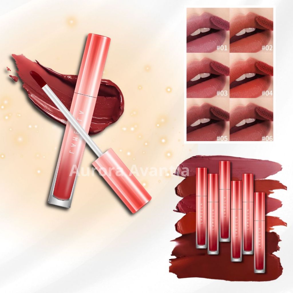 LIPSTIK WATERPROOF Lameila Liquid Lipstick Matte Waterproof Tahan Lama Lameila 1040