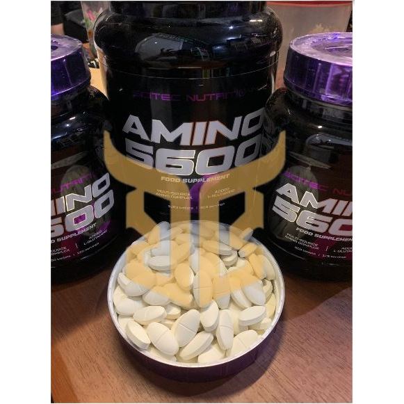 AMINO SCITEC NUTRITION ECER AMINO 5600 AMINO BCAA SUPLEMENT GYM FITNESS