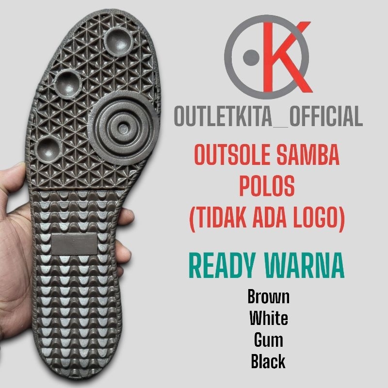 Outsole Samba Polos Universal (Tanpa Logo Adidas)