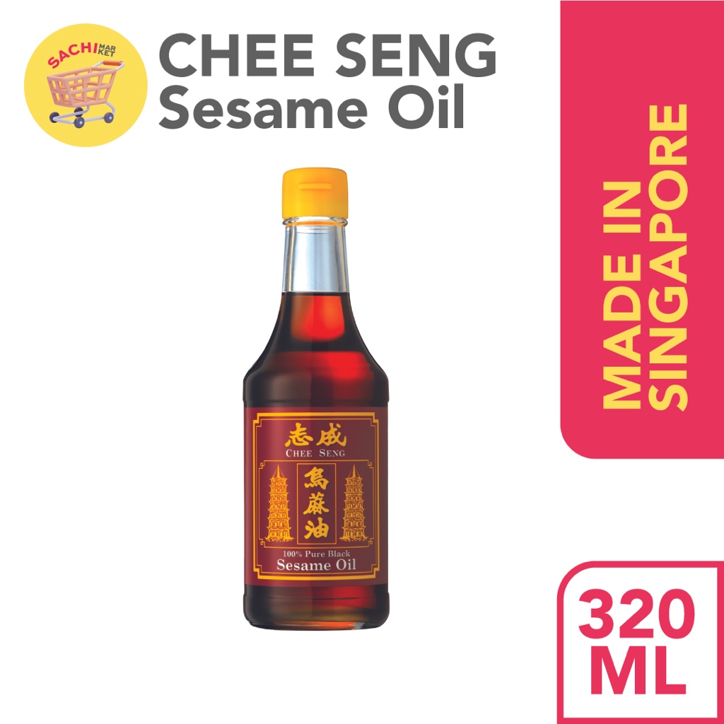 

Minyak Wijen Chee Seng Black Sesame Oil Minyak Wijen Hitam Singapore (320ml)