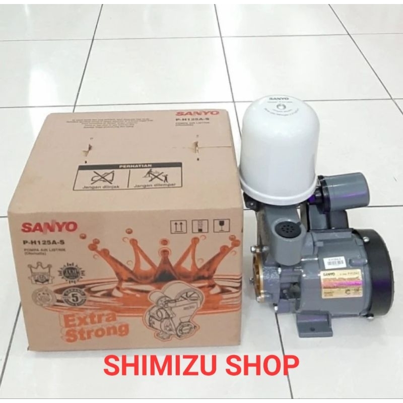 POMPA AIR SANYO PH125A OTOMATIS / POMPA AIR PENDORONG OTOMATIS SANYO  PH 125A