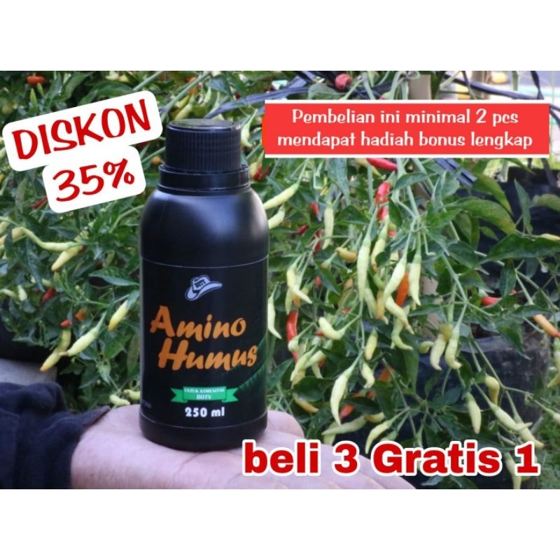 Pupuk Cair Organik Asam Amino plus Humus Cair
