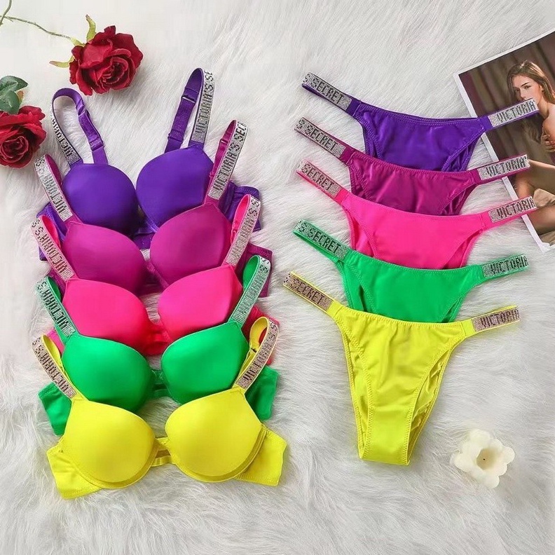 KODE V23J 832 VS Very Sexy Victoria Secret Set bra Victoria 11 dengan set bra berkawat penyangga ke 