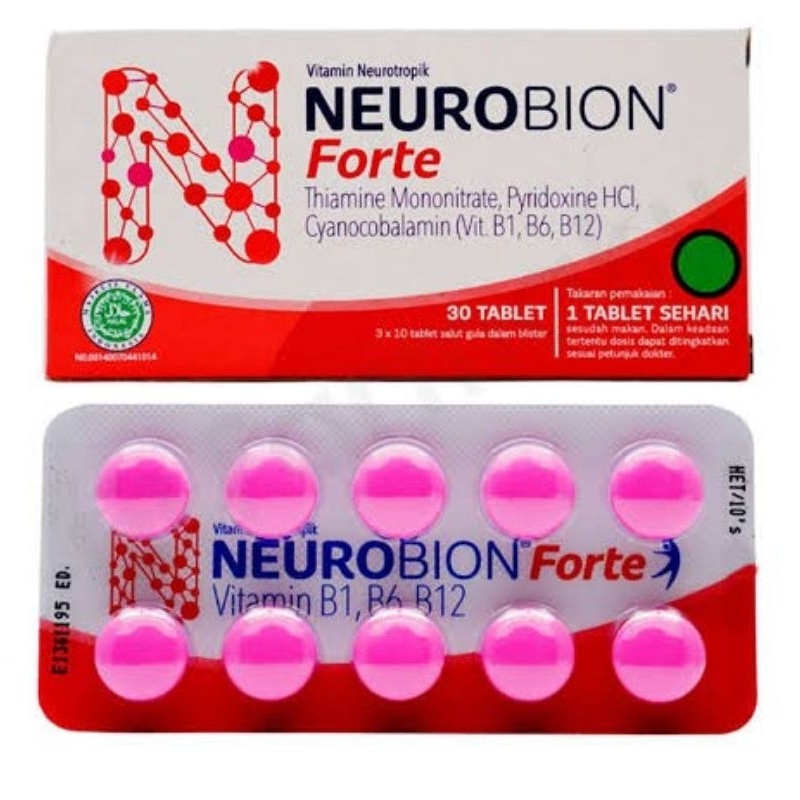 Neurobion Forte Tablet Strip @ 10 Tablet | Vitamin Neurotropik