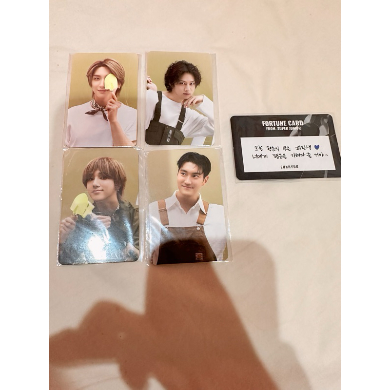 SUPER JUNIOR LEETEUK HEECHUL YESUNG SIWON Season Greetings 2024 Photocard Benefit SMStore