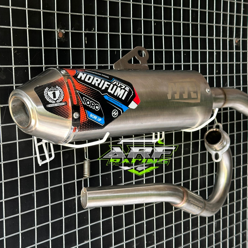 Knalpot Norifumi TORC CRF 150 L full stainless Original torch CRF 150 L aksesoris CRF 150 L