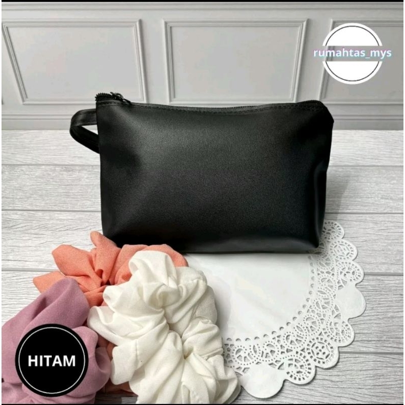 Pouch Kosmetik, Pouch Kapal Souvenir Skincare, Pouch Kapal Bahan CCI, Souvenir Kosmetik