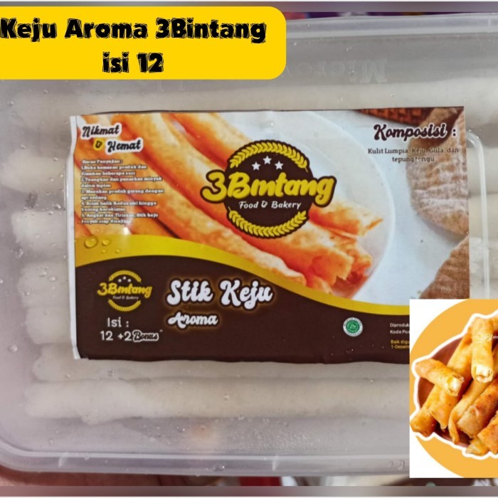 

Keju Aroma 3Bintang Stik Isi Keju
