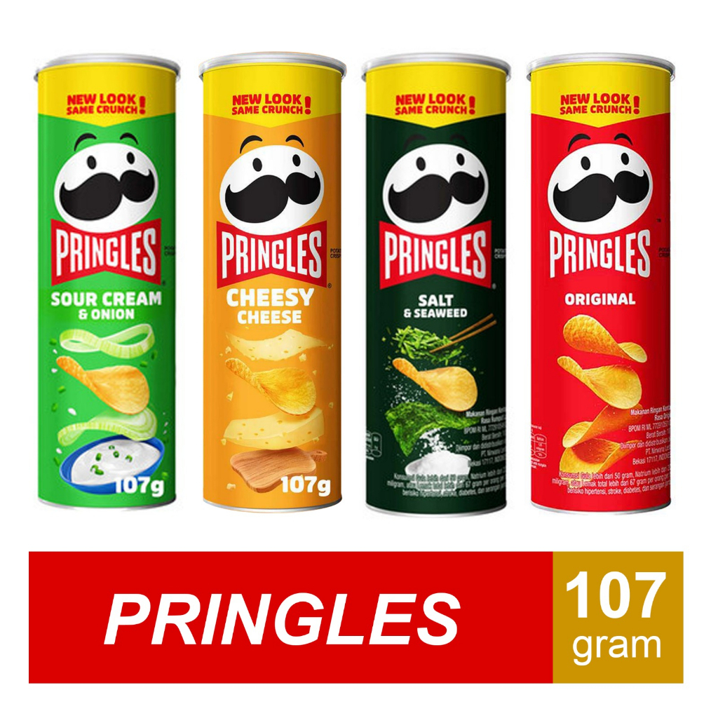 

PRINGLES Kripik Kentang Kemasan 107-110 gr