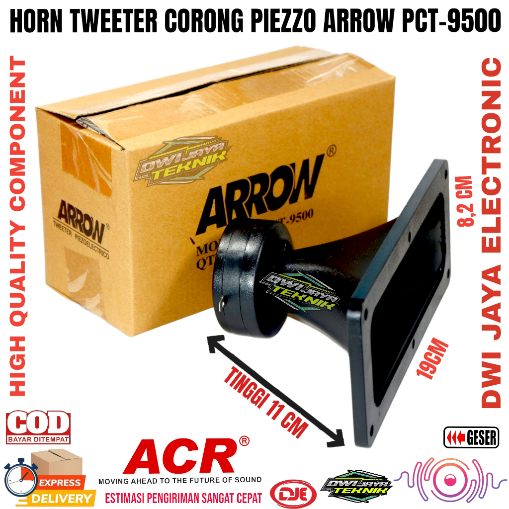 Tweeter ARROW PCT 9500 / Tweeter speaker walet / tweeter kotak