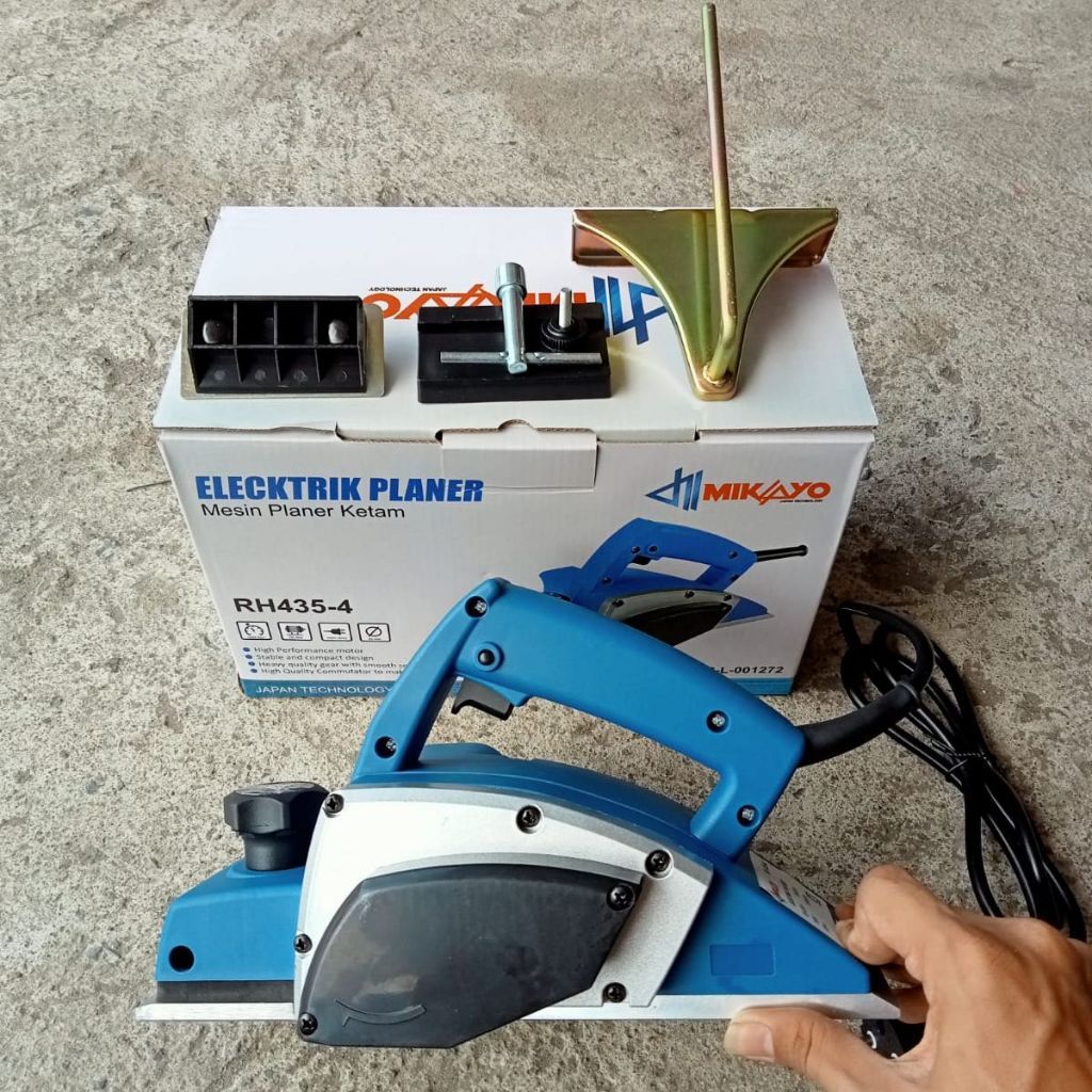 MODEL MAKITA Planner / Mesin Ketam Serut Kayu MIKAYO BIRU/Mesin Serut Kayu Ketam Pasah Planer Planne