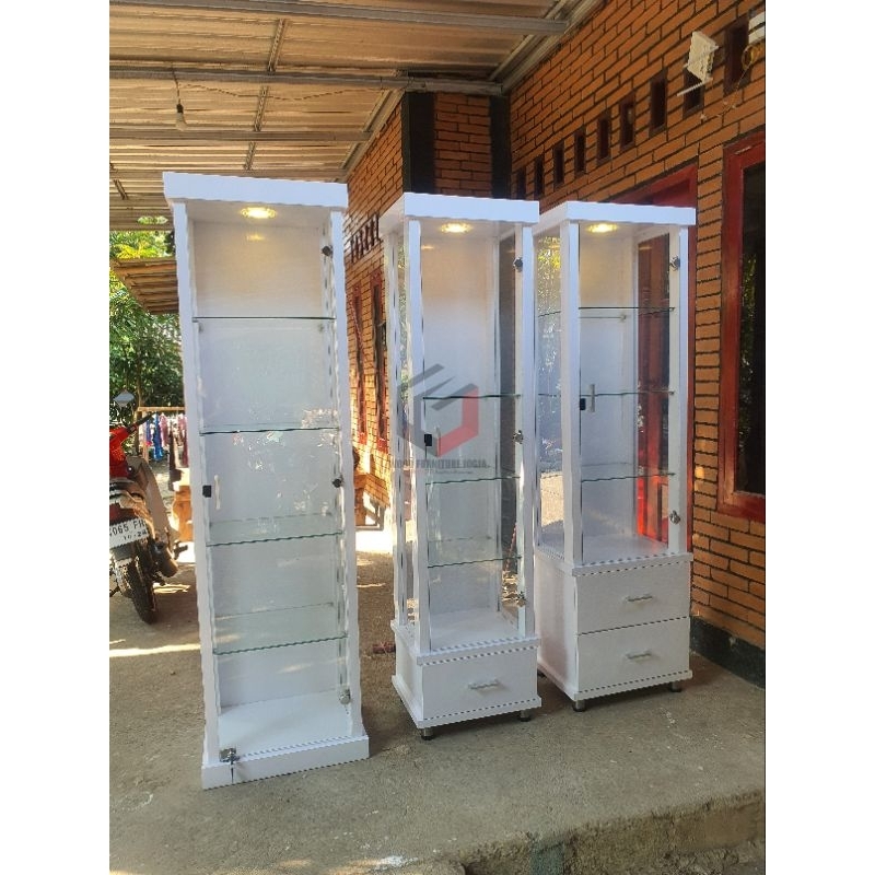 PROMO Lemari Display / Lemari kaca / Lemari tas / lemari pajangan / Lemari hias / Lemari piala / Lem