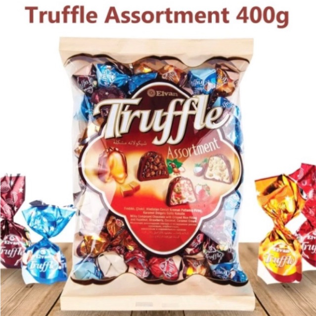 

Coklat elfan truffle mix 1kg coklat oleh oleh haji&umroh