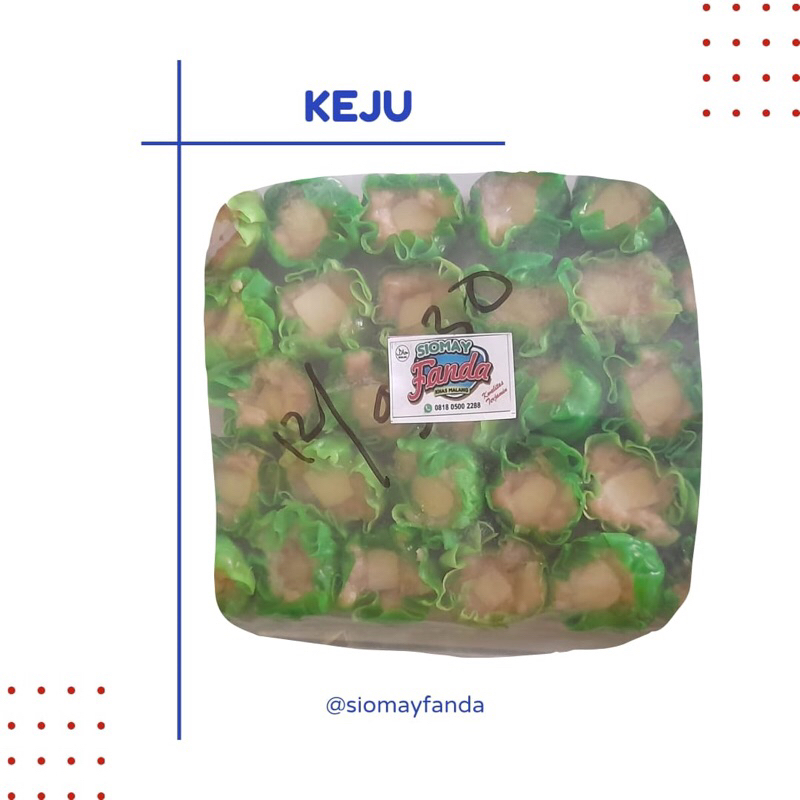 

Siomay Fanda isi Keju