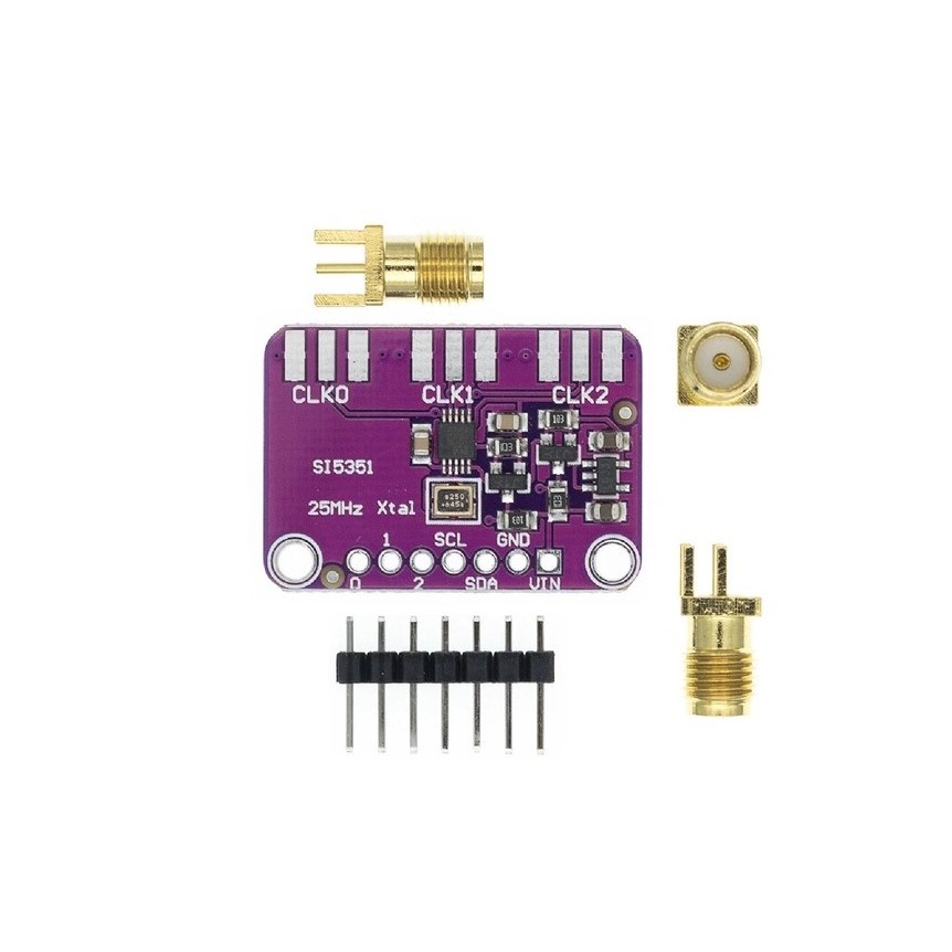 Si5351 Si5351A 8kHz-160MHz 3 Output I2C Signal Clock Generator Module