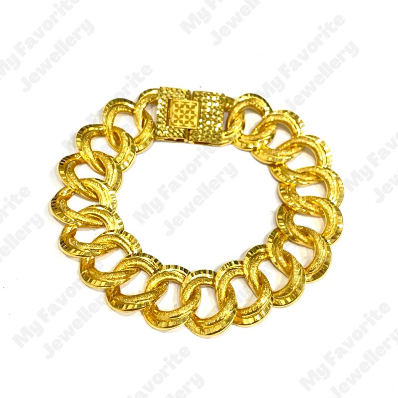 Gelang Sisik Naga Ring Terbaru Emas Asli Kadar 700