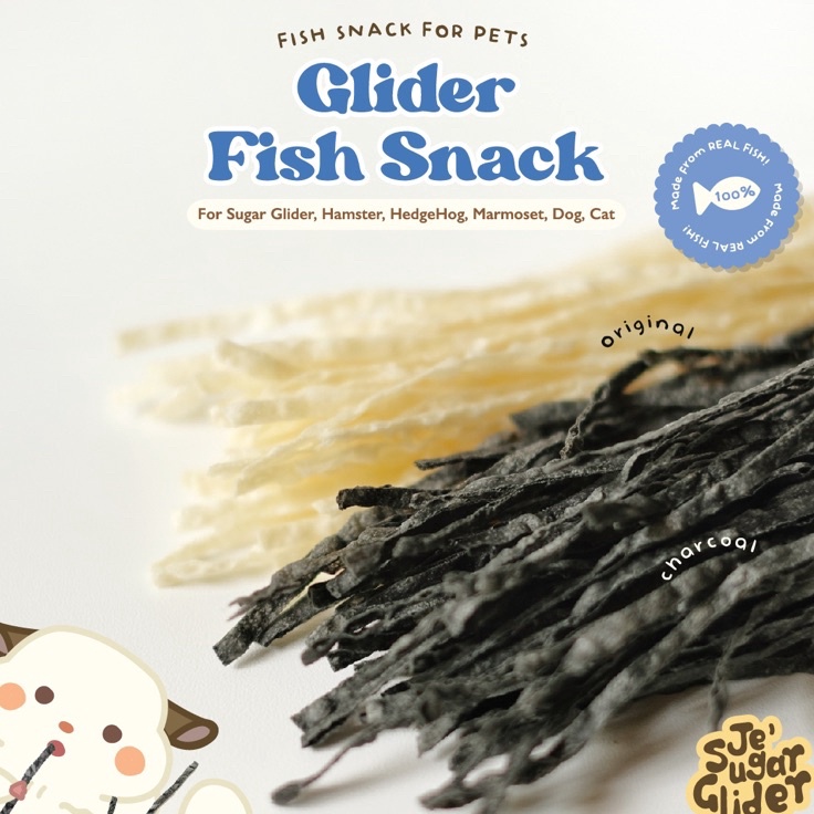 Top Now  Sugar Glider Fish Snack ORI Thailand Fish Snack Sugar Glider Glider Fish Snack