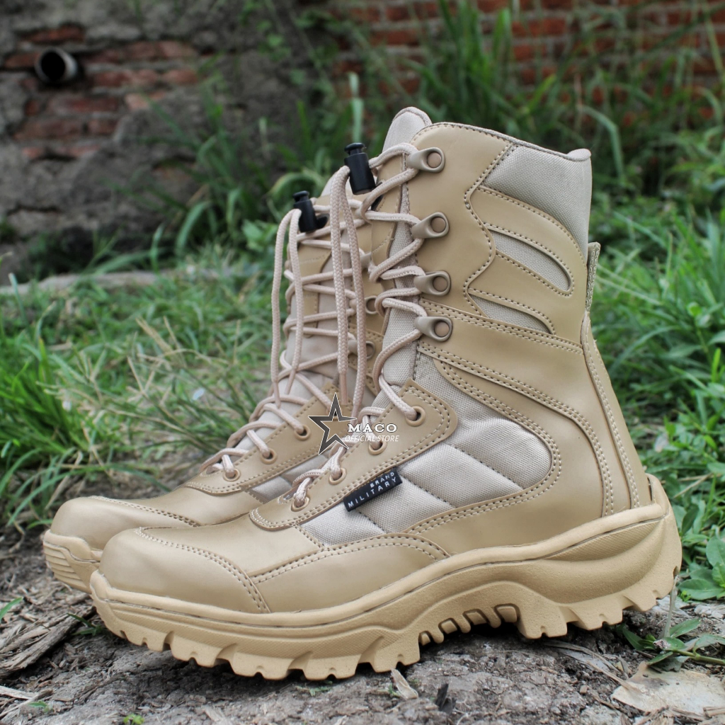 Sepatu PDL GURUN Tactical Safety Boots Sepatu PDL Caanggo Militery Terlaris