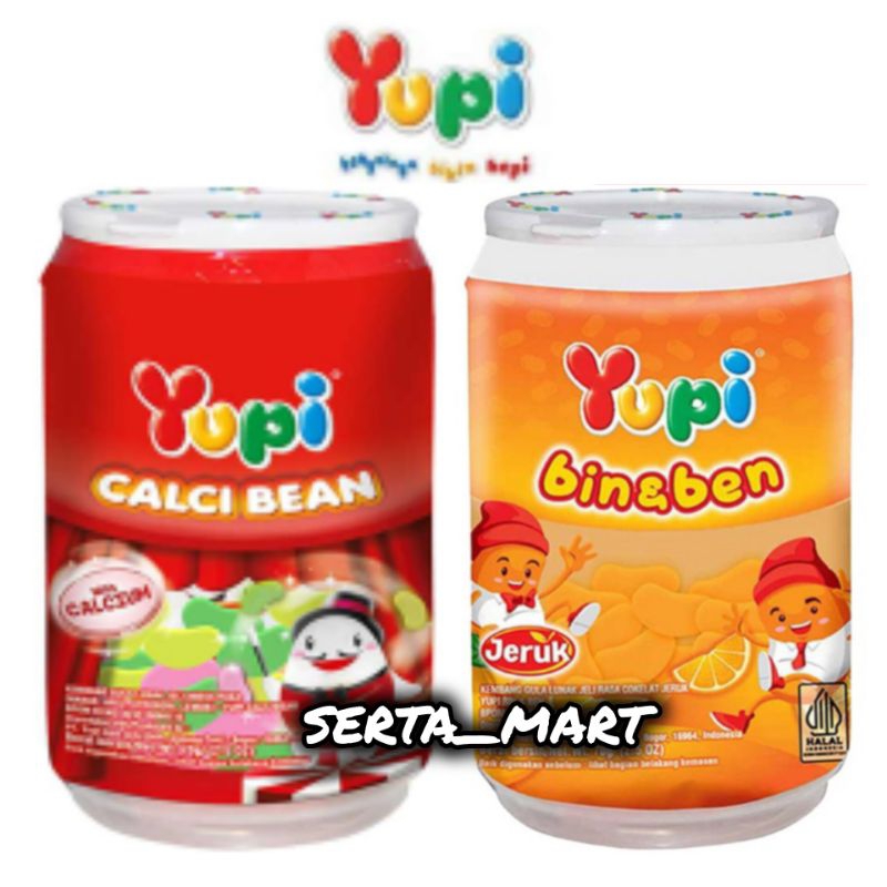 

Yupi Calci Bean 70gr / Yupi Bin & Ben 70gr - Permen Jeli Cokelat Jeruk - Permen Yupi