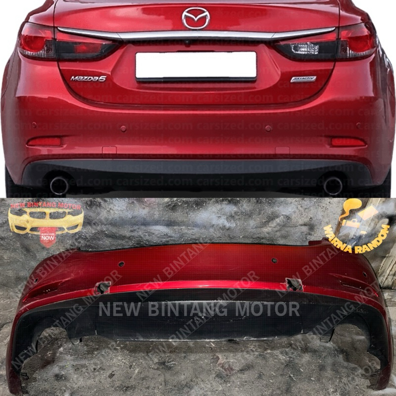 Bumper belakang mazda 6 2015 2018 original