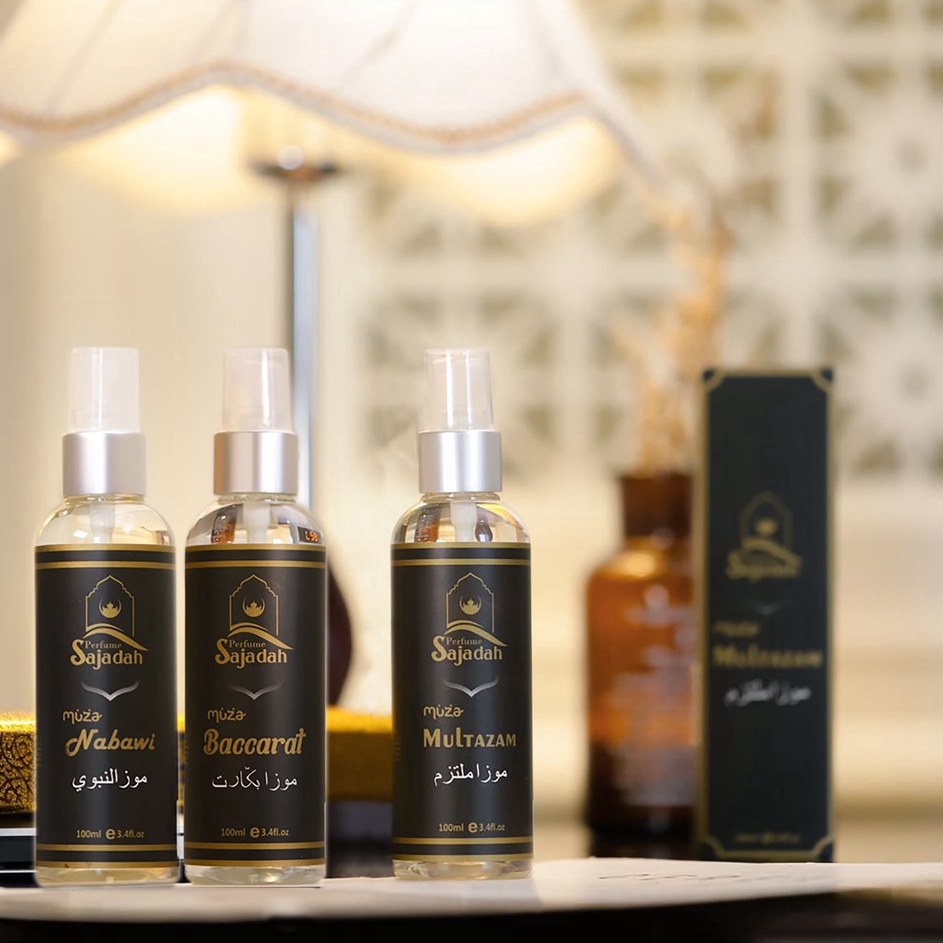 Ready Terheboh  Parfum Sajaddah MUZA BPOM 1ml Oleholeh Haji Umroh Untuk SHOLAT SAJADAH Sejadah Karpe
